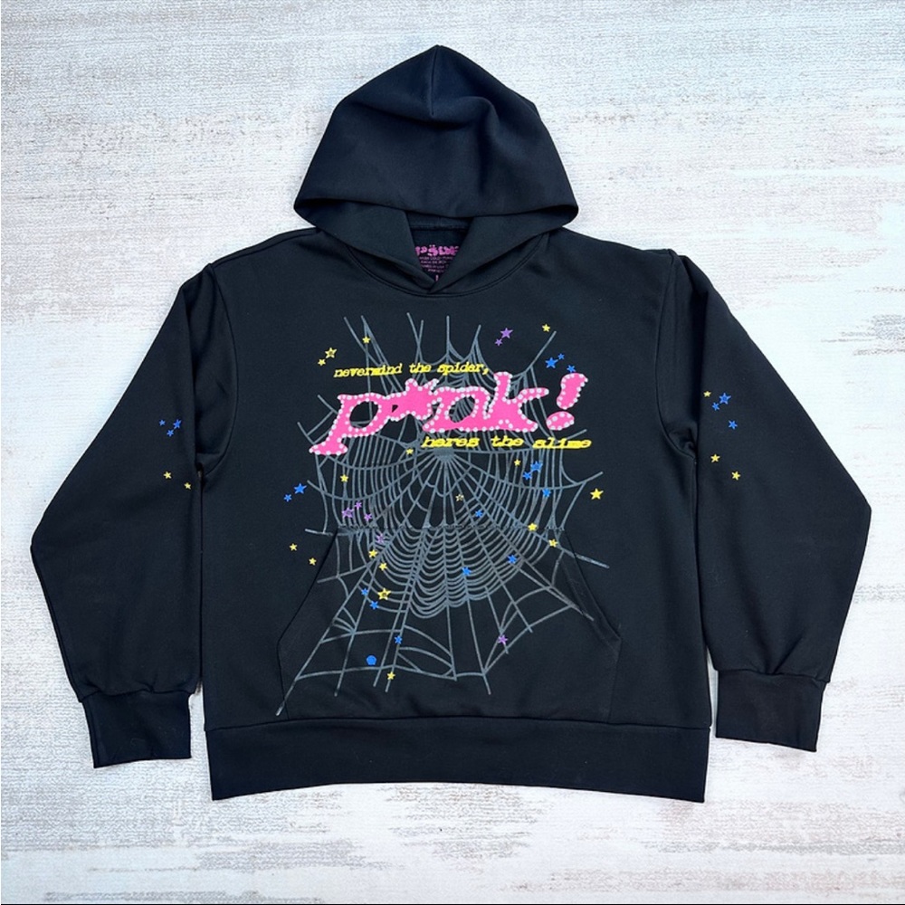 Sp5der P*nk Hoodie (Size Large) Lightly Used Only tried on